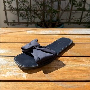 KATE SPADE satin bow flats